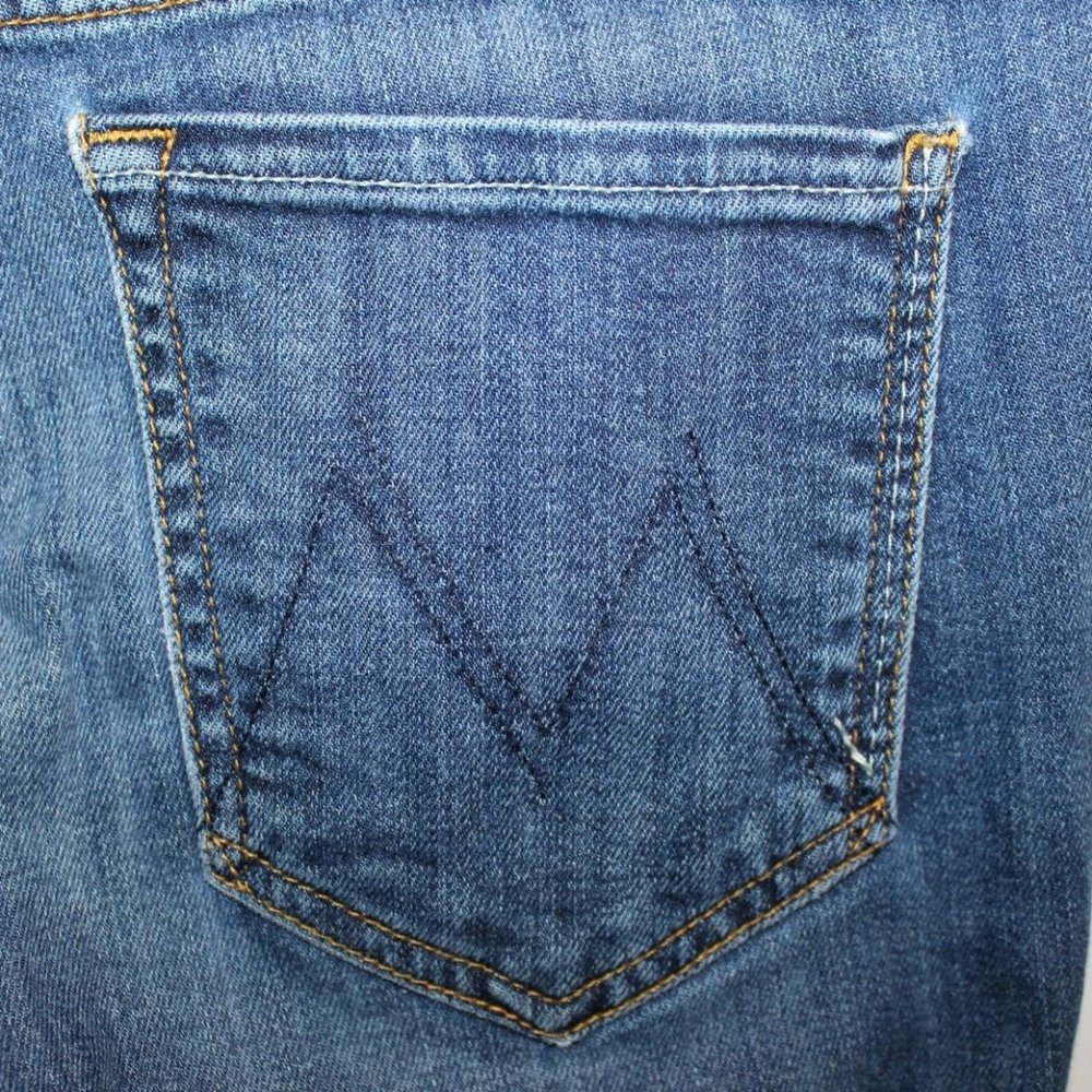 MOTHER The Looker Skinny Jeans Medium Wash HW7547 - Picture 3 of 6